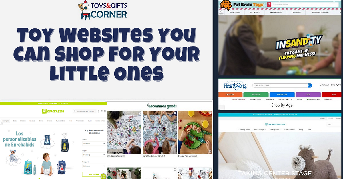 Toy Websites You Can Shop For Your Little Ones